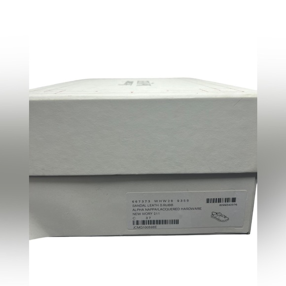 ALEXANDER MCQUEEN Cross Over Open Toe Strap Sandals - Picture 9 of 9